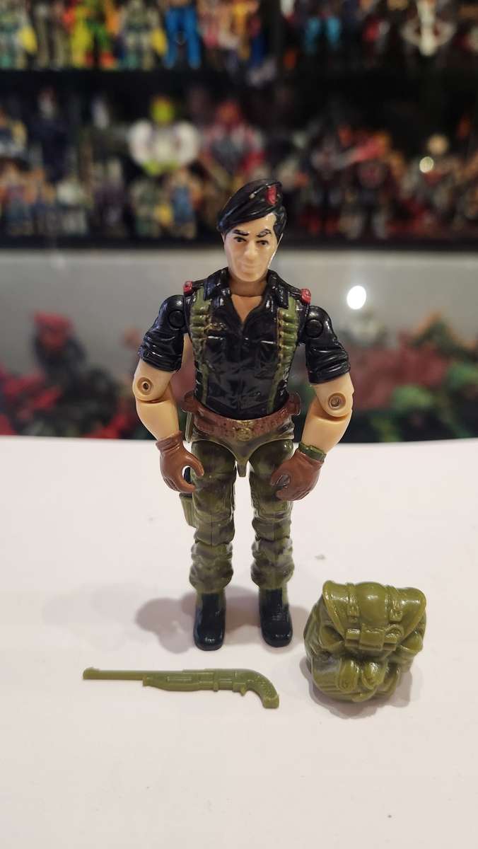 Comic Book GI Joe 1985 Complete Warrant Officer Flint Vintage Figures
