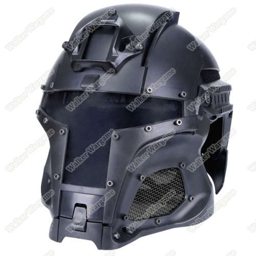 Protective Gear Tactical Samurai Airsoft Mask With Helmet SWAT