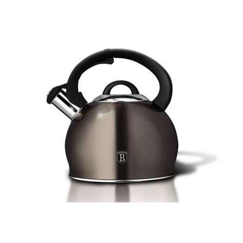 Kettles Berlinger Haus 3L Stainless Steel Whistling Kettle Carbon Metallic was sold for R380