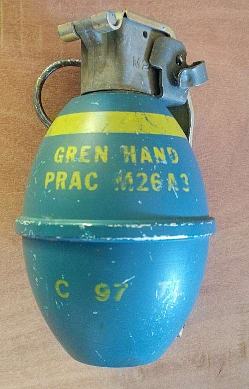 Other Militaria - SADF Deactivated M26A3 Practice Hand Grenade Variant ...