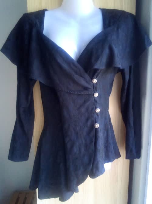 Jackets & Coats - Vintage Style Black Foschini Jacket Size X Small was ...