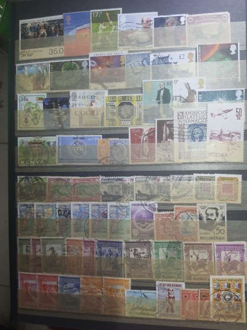 Albums A4 BRIEFMARKEN ALBUM FULL OF MIXED WORLD STAMPS for sale in