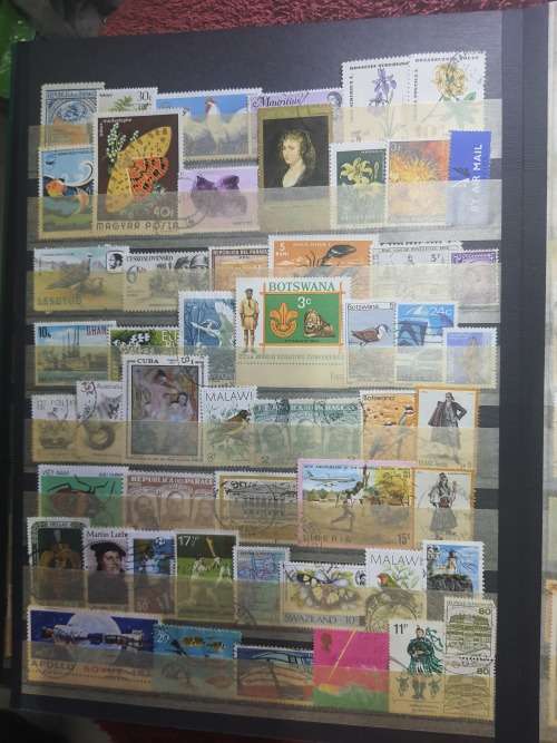 Albums A4 BRIEFMARKEN ALBUM FULL OF MIXED WORLD STAMPS for sale in