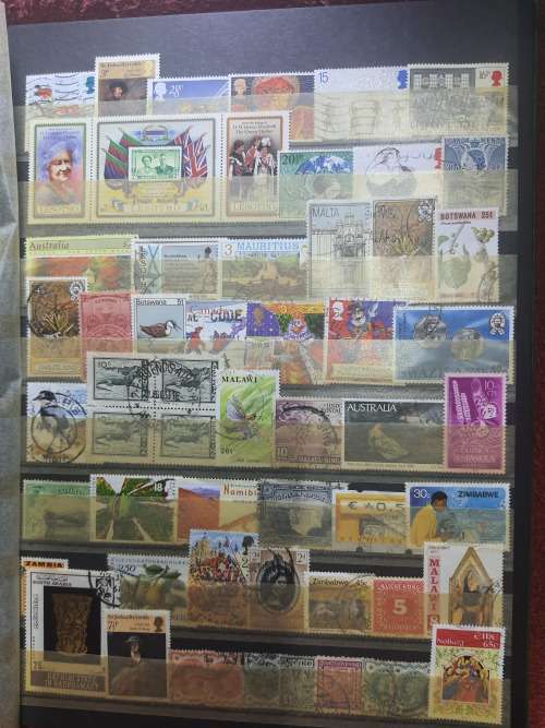 Albums A4 BRIEFMARKEN ALBUM FULL OF MIXED WORLD STAMPS for sale in