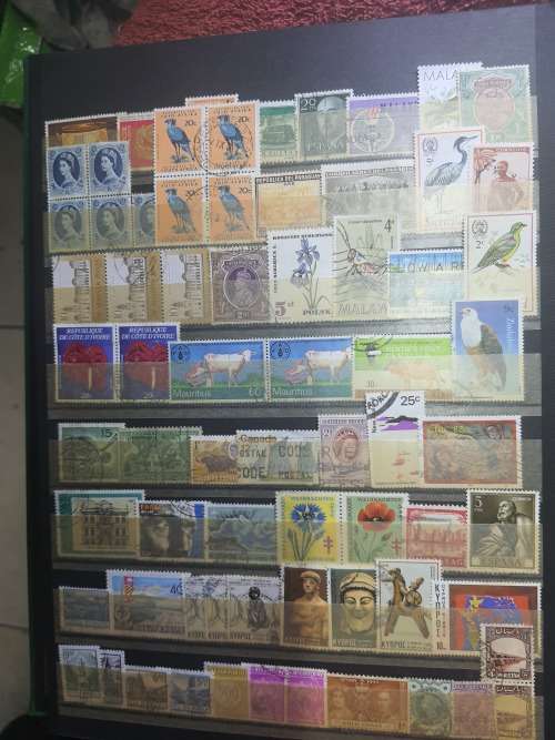 Albums A4 BRIEFMARKEN ALBUM FULL OF MIXED WORLD STAMPS for sale in