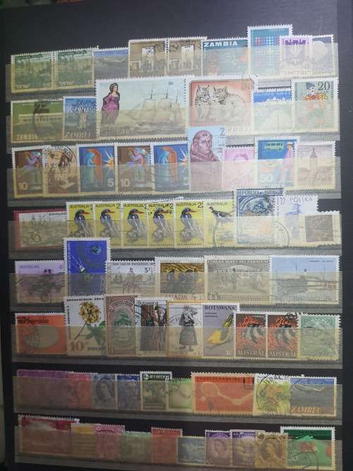 Albums A4 BRIEFMARKEN ALBUM FULL OF MIXED WORLD STAMPS for sale in