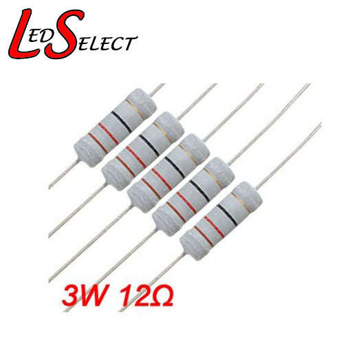 Other Electronics Resistor (12 Ohm 3W) for 1x 3W Led **LOCAL STOCK