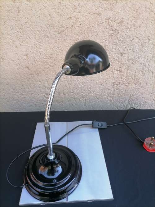 Desk Lamps VINTAGE GOOSENECK DESKTOP LAMP REFURBISHED NEW WIRING