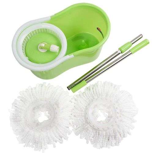 Brooms & Mops 360degree rotating magic spin mop and bucket set for