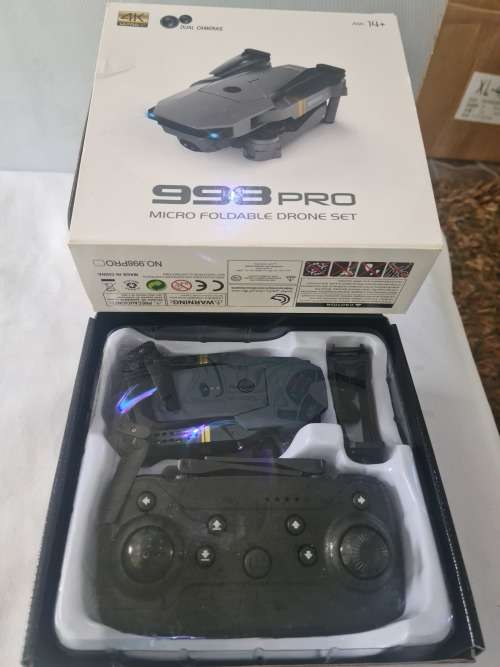 Drones MICRO FOLDABLE DRONE SET(WIFI,DUAL CAMERAS) was sold for R480