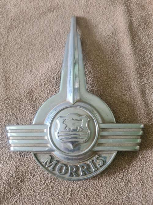 Badges - VINTAGE MORRIS METAL CAR BADGE was listed for R350.00 on 26 ...