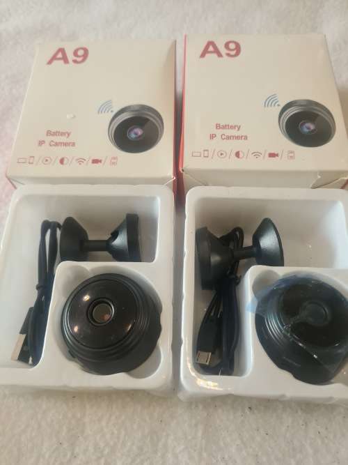 Surveillance Cameras SET OF TWO A9 BATTERY UP WIFI CAMERAS for sale