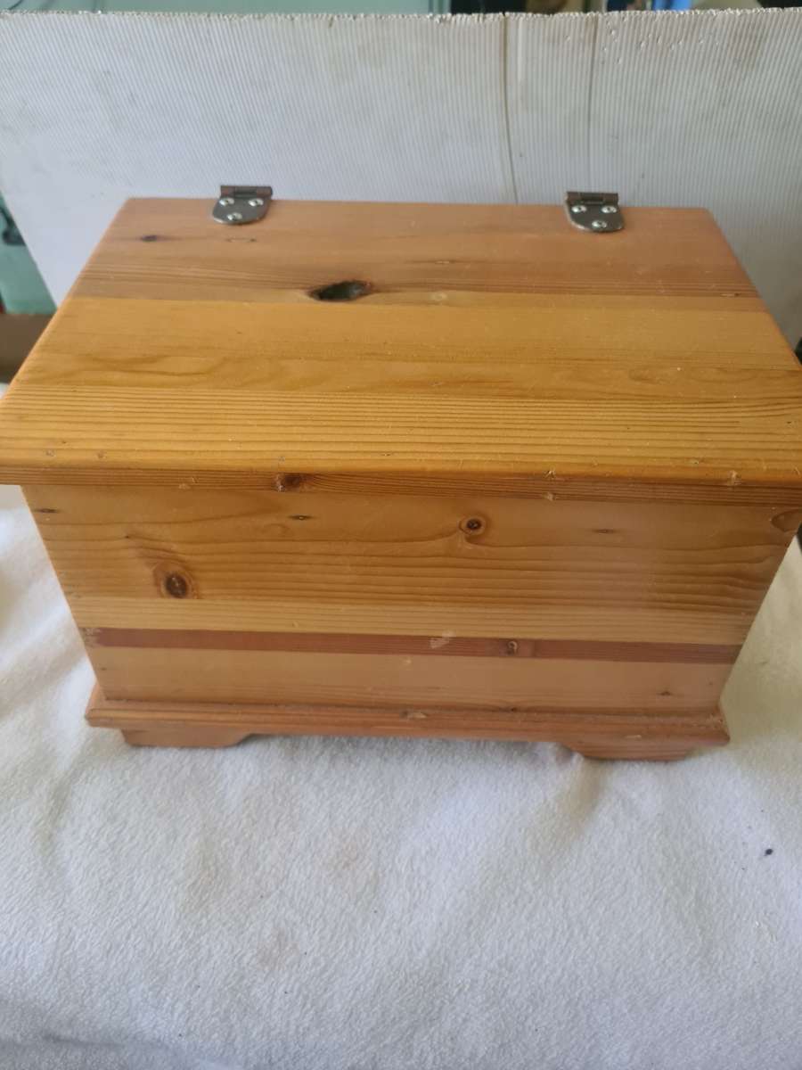 Baskets & Boxes SOLID WOOD PINE STORAGE BOX(30 X 25CM) for sale in