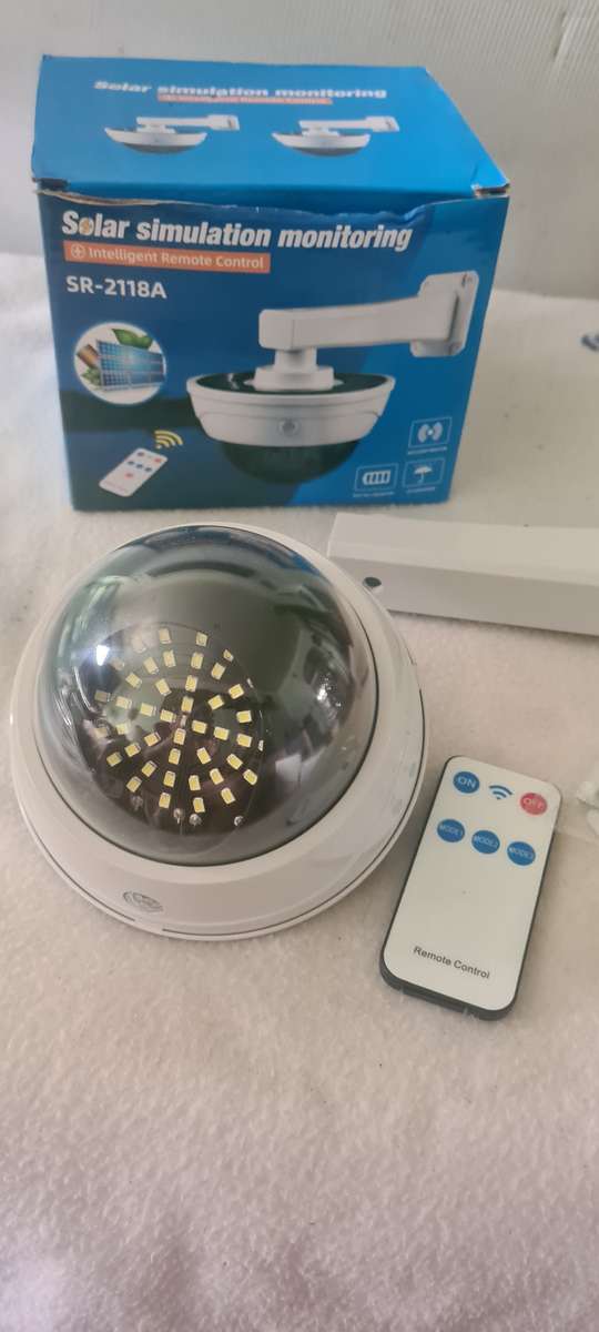 Security & Floodlights SOLAR SIMULATION MONITORING REMOTE CONTROL LED LIGHT for sale in
