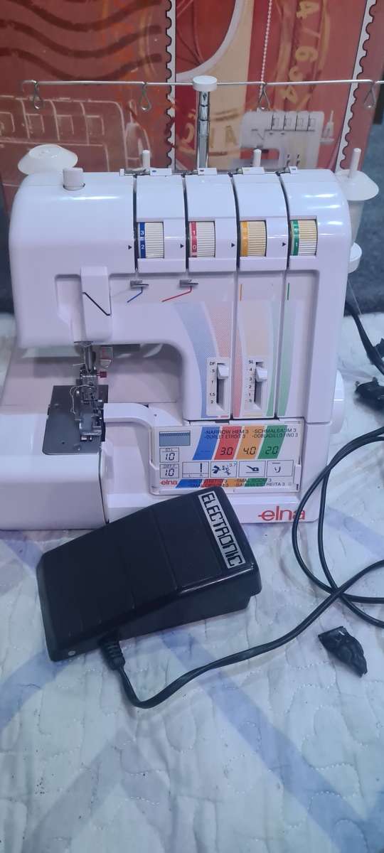 Sewing Machines & Overlockers ELNA SWISS DESIGN 4 THREAD OVERLOCKER