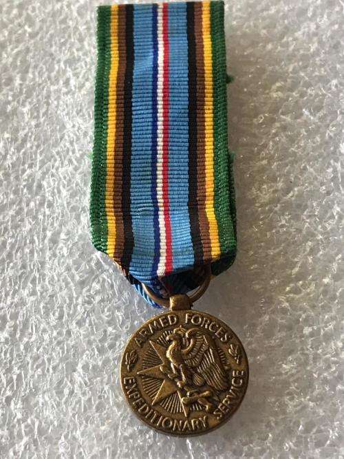 Other Medals US MINIATURE ARMED FORCES EXPEDITIONARY SERVICE MEDAL