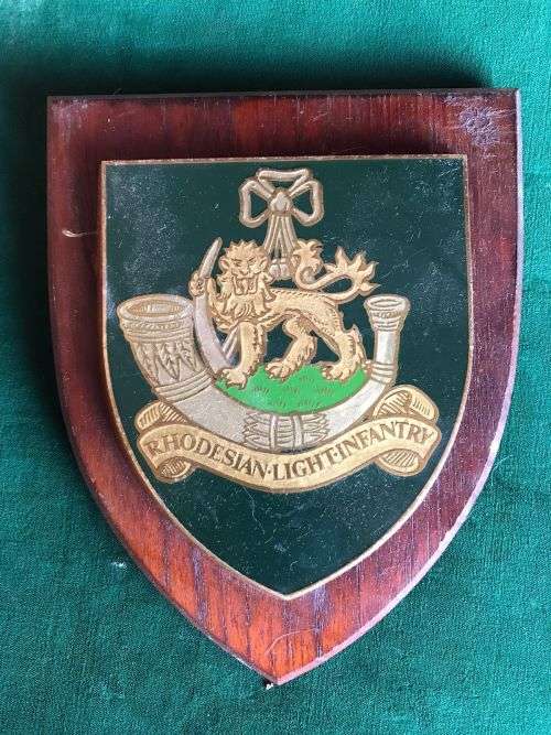 Plaques - RHODESIAN RLI PLAQUE was sold for R1,140.00 on 1 May at 21:00 ...