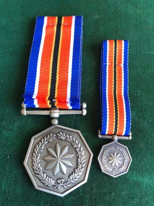 SADF & SANDF TSHUMELO IKATELAHO (CAMPAIGN MEDAL) FULL SIZE