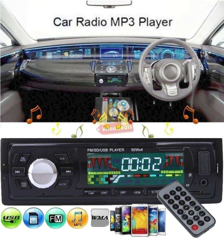Car Radios Remote Control Car Radio MP3 Player, Support FM Radio, AUX
