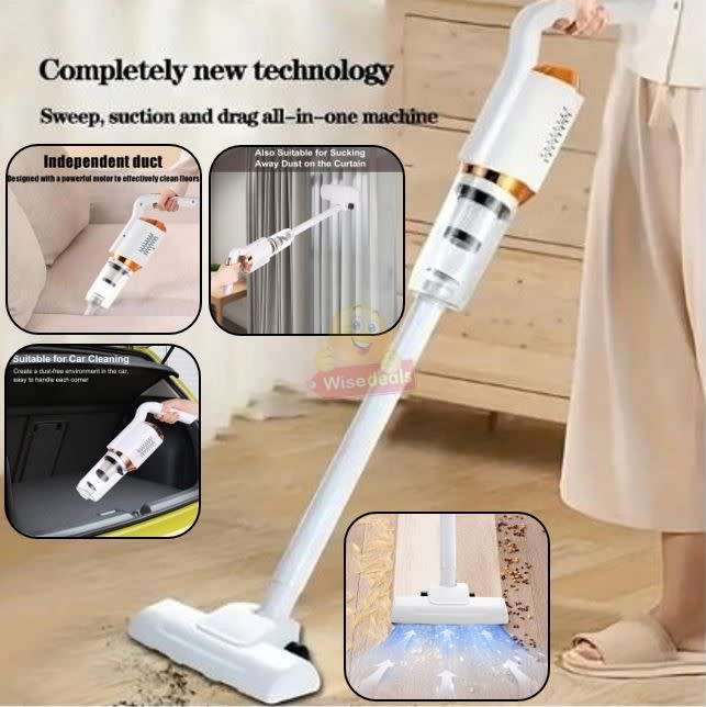 Commercial Vacuums - 2 in 1 Powerful Rechargeable Wireless 120W Vacuum ...