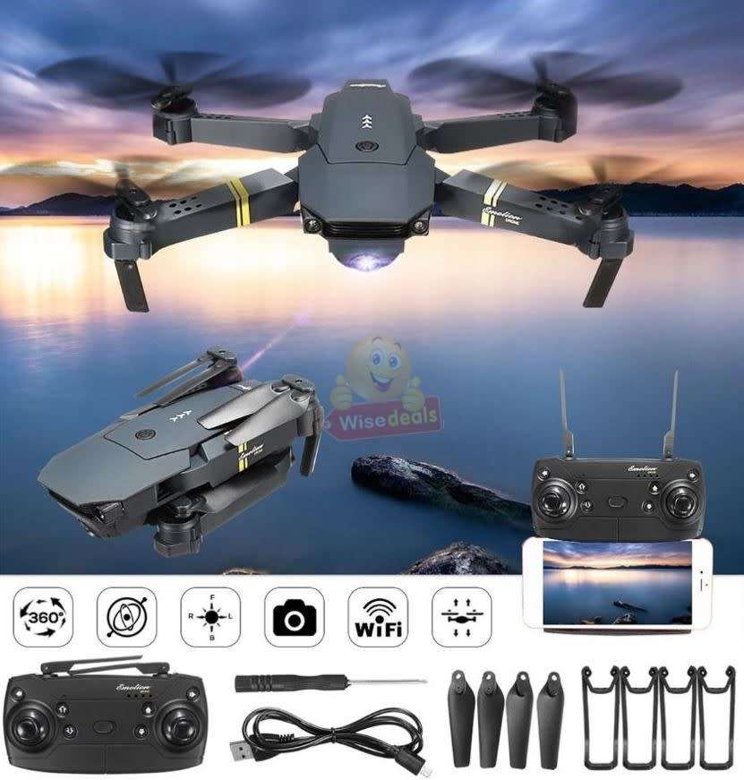 Surveillance Cameras Foldable 998 Pro WIFI Drone with Dual Camera