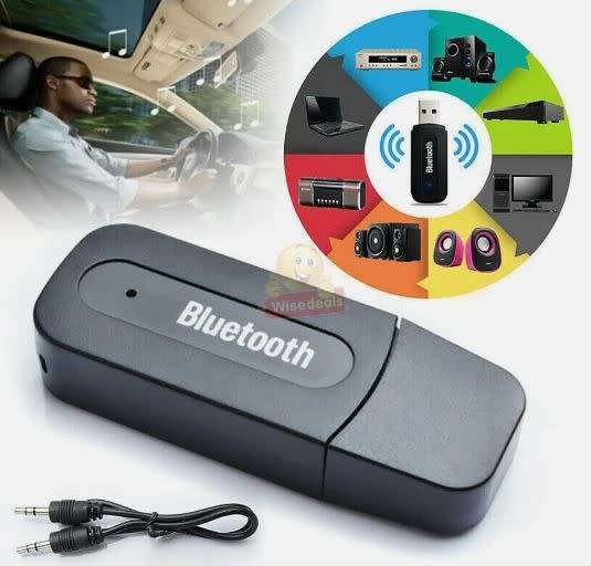 InCar Entertainment Wireless USB Bluetooth Audio Music Receiver for