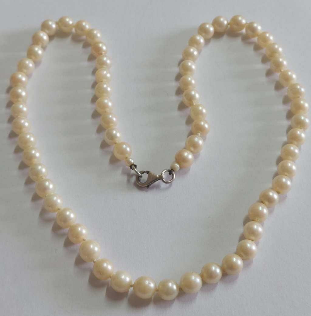 Necklaces & Pendants Amazing vintage sea pearl necklace with silver