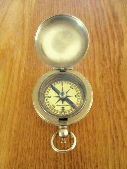 Compasses Vintage Stanley London Brass Pocket Compass Great Condition Was Sold For 34900 3095