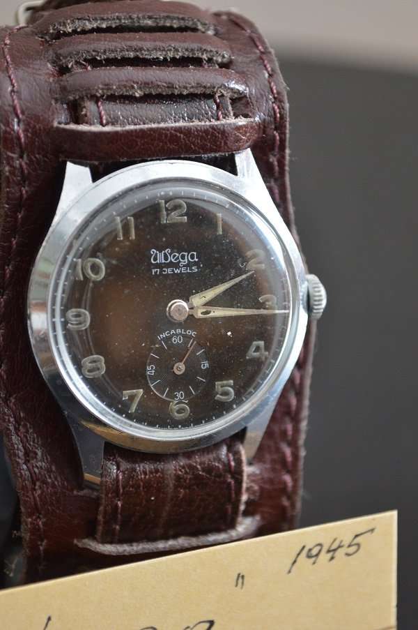 Rare & Collectable Watches - WEGA SWISS MILITARY WATCH 1945-50 with new ...