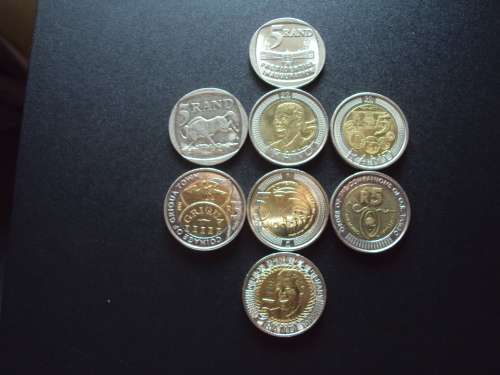 Five Rand - All South African Commemorative Coins R5 complete set 1994 ...