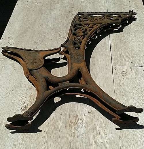 Desks Vintage Cast Iron School Desk LegsPairFolding Seat was listed