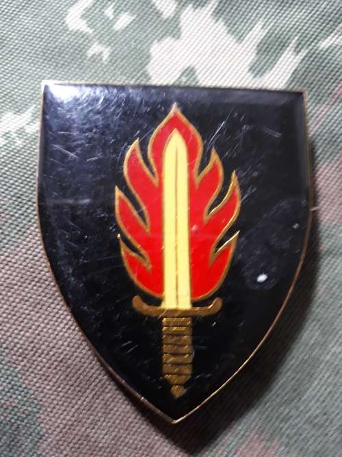 South African Army - 11 Commando /Intelligence Shoulder Flash With 3 ...