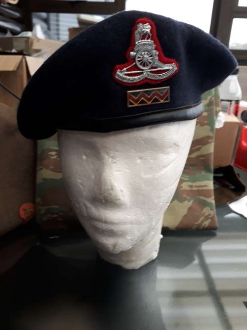 South African Army South Africa Army Field Artillery Beret With Badge