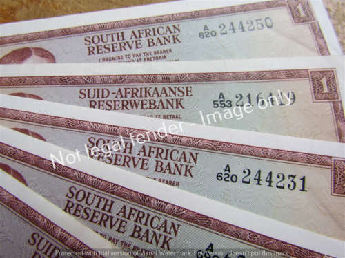 TW de Jongh 5 X DE JONGH R1 NOTE 1st ISSUE UNC **BID PER