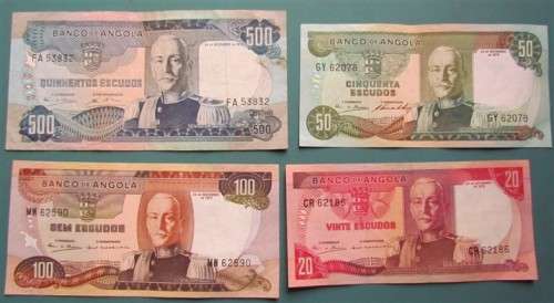 Angola Notes Africa - 4 x Angola Set of Notes - 1 Bid for the Set was listed for ...