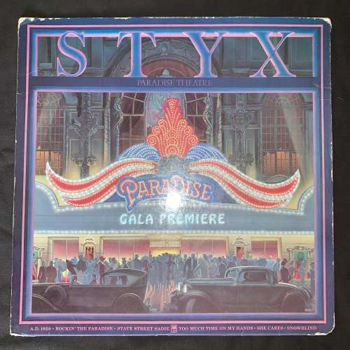 Classic Rock - Styx - Paradise Theatre (LP) Vinyl Record LASER ETCHED ...