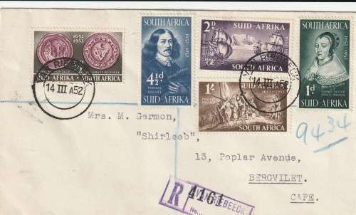 Union of South Africa - South Africa Union - 1952 - 300th anniv. of the ...