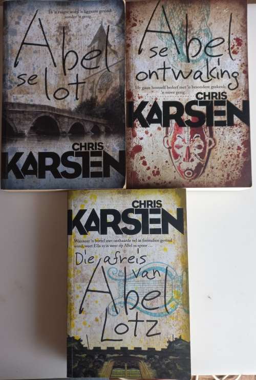 Afrikaans Fiction - 3 X Abel Boeke Deur Chris Karsten Was Listed For ...