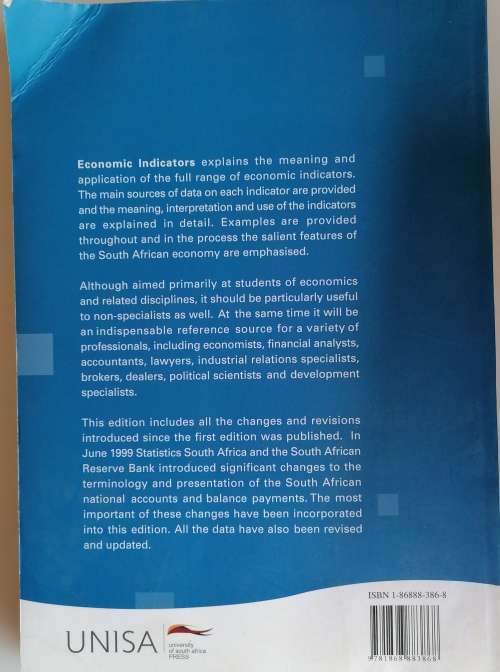 Business, Finance & Law Economic indicators by Philip Mohr was listed