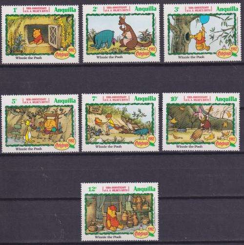 Bulklots and Thematic Collections - 7 DISNEY STAMPS - WINNIE THE POOH ...