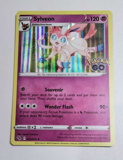 Trading Cards - POKEMON CARDS - Sylveon - 035/078 - Holo Rare - Pokemon ...