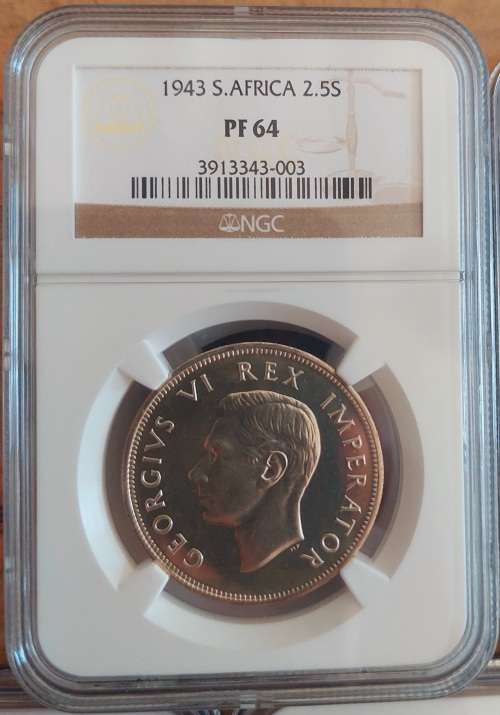 Proof Sets - 1943 Union of South Africa Proof Set NGC Graded for sale ...