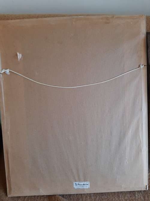 Tapestries & Embroideries Large tapestry, framed behind glass 49 x