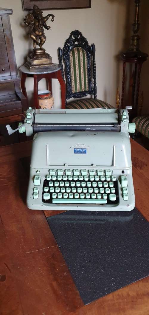 Other Antiques & Collectables Hermes Ambassordor Typewriter was sold