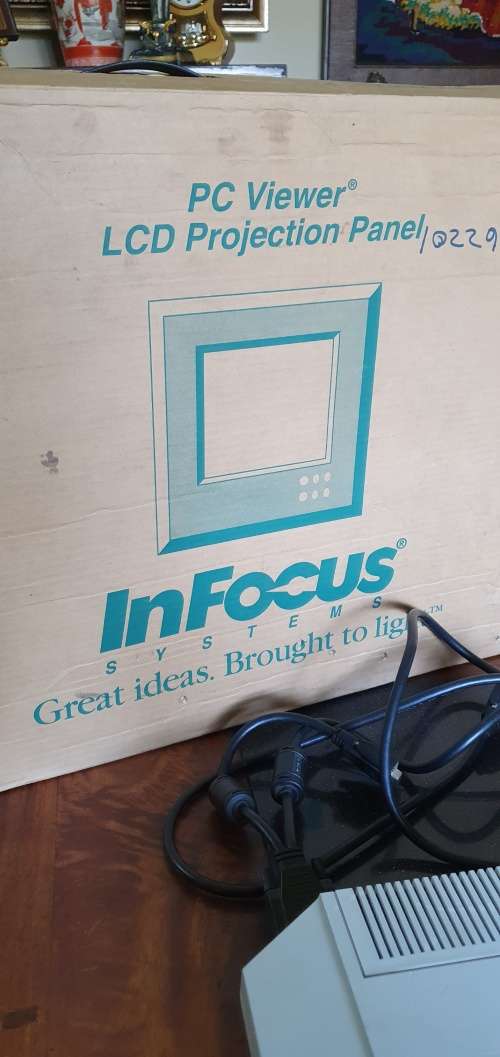 Projectors Infocus Pc Viewer LCD Projection Panel Projector was sold