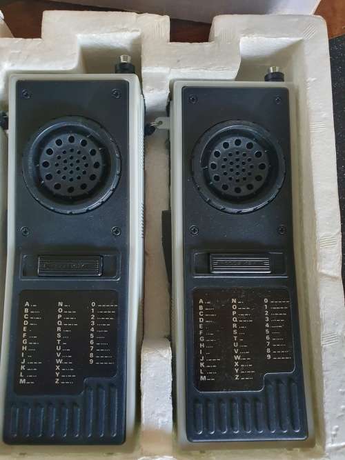 Talkies-walkies Vintage Montgomery Ward Spacephone 6 Transistors - Radio Bidirectionnelle Elsco, Occasion