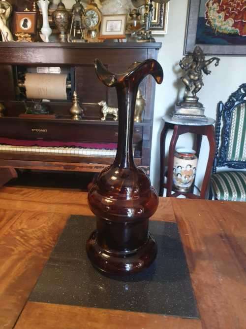 Vases Absolutely Stunning 41 cm Tall Vintage Hand Made Amber Vase for sale in Johannesburg (ID