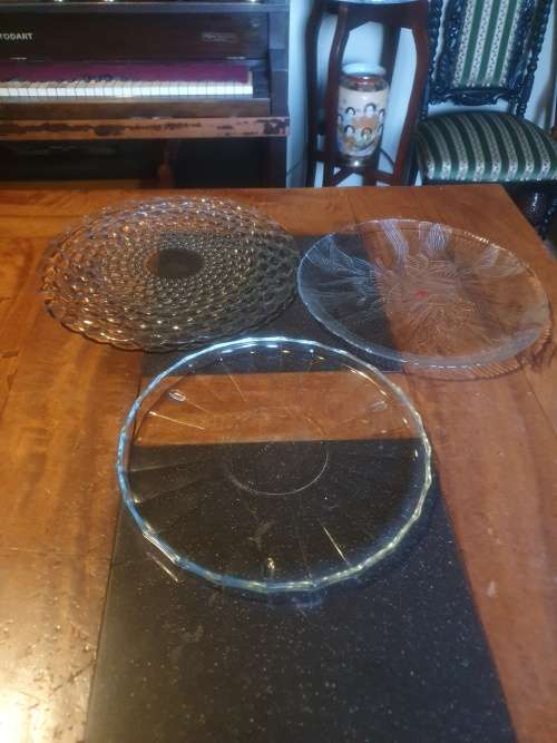 Platters Three Large Serving Platters was sold for R21.00 on 11 Oct