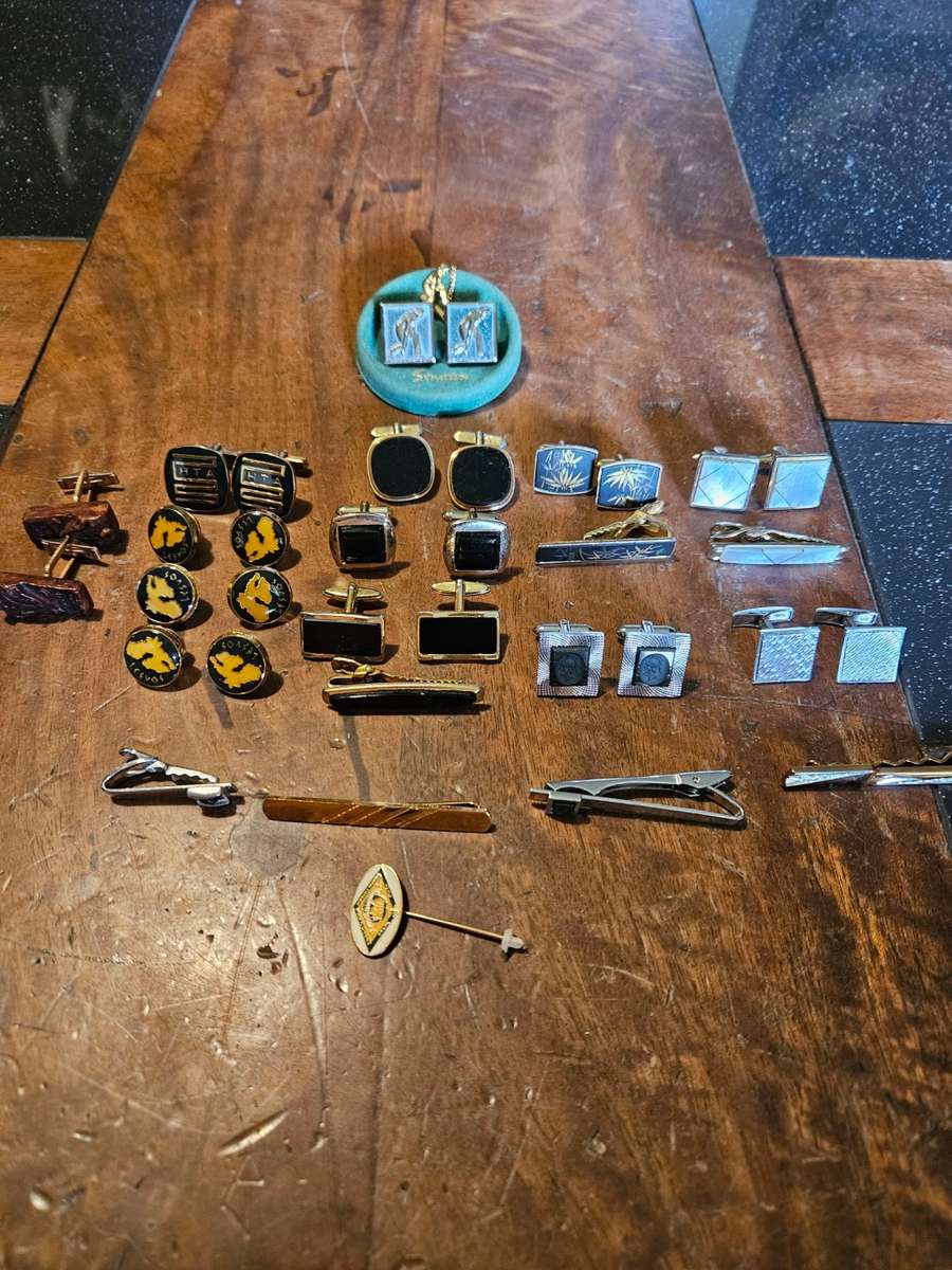 Cufflinks Stunning Collection of Mens Cuff Links & Tie Clips for sale