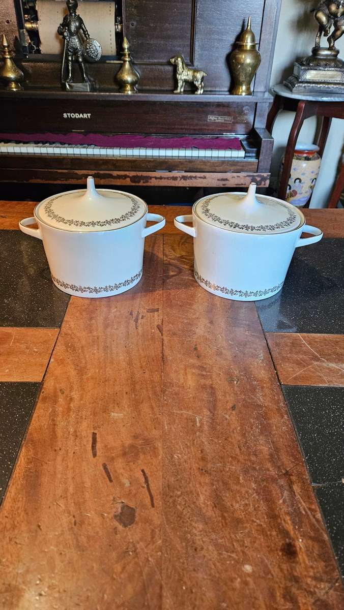 South African Porcelain - 2 X Constantia Fine China Lidded Dishes was ...